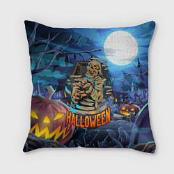 Подушка квадратная Мумия хэллоуин, цвет: 3D-принт