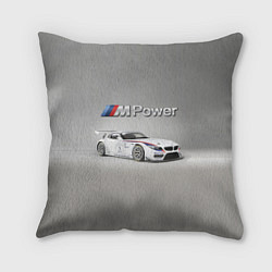 Подушка квадратная BMW Z4 GT3 - Motorsport - racing team, цвет: 3D-принт