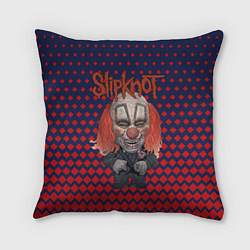 Подушка квадратная Slipknot clown, цвет: 3D-принт