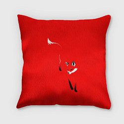Подушка квадратная Красная лиса, цвет: 3D-принт