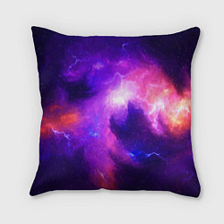 Подушка квадратная Бескрайнее космическое пространство, цвет: 3D-принт