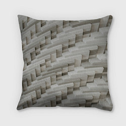 Подушка квадратная Множество геометрических блоков, цвет: 3D-принт