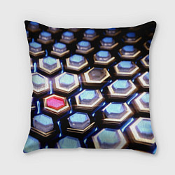 Подушка квадратная Железный человек, цвет: 3D-принт