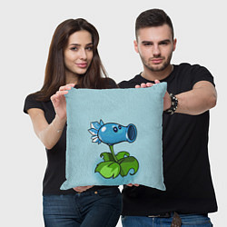 Подушка квадратная Горохострел, цвет: 3D-принт — фото 2