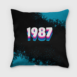 Подушка квадратная Made in 1987: vintage art, цвет: 3D-принт