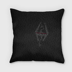 Подушка квадратная Skyrim о довакине, цвет: 3D-принт