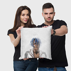 Подушка квадратная XXXTentacion - art, цвет: 3D-принт — фото 2