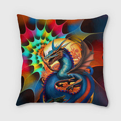 Подушка квадратная Japanese dragon - tattoo - irezumi, цвет: 3D-принт
