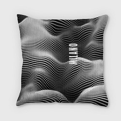 Подушка квадратная Авангардный фрактальный паттерн - Милан, цвет: 3D-принт