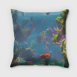 Подушка квадратная Subnautica game, цвет: 3D-принт