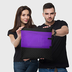 Подушка квадратная Железная стена, цвет: 3D-принт — фото 2