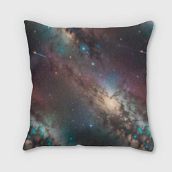 Подушка квадратная Бескрайняя Вселенная, цвет: 3D-принт