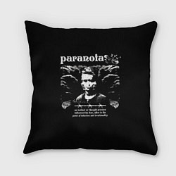 Подушка квадратная Paranoia trend, цвет: 3D-принт