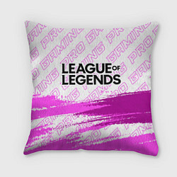 Подушка квадратная League of Legends pro gaming: символ сверху, цвет: 3D-принт