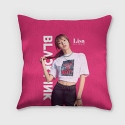 Подушка квадратная Blackpink Beautiful Lisa, цвет: 3D-принт