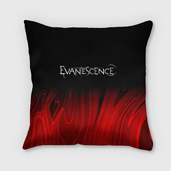 Подушка квадратная Evanescence red plasma