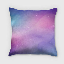 Подушка квадратная Градиентовый космос, цвет: 3D-принт