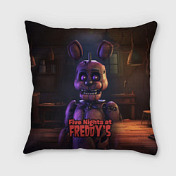 Подушка квадратная Five Nights at Freddys Bonnie, цвет: 3D-принт