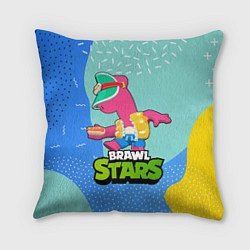 Подушка квадратная Doug Brawl Stars, цвет: 3D-принт
