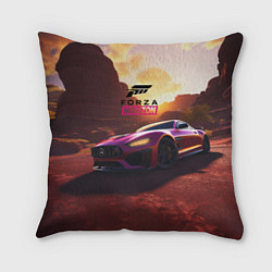 Подушка квадратная Forza Horizon, цвет: 3D-принт