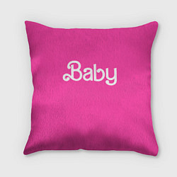 Подушка квадратная Барби ребенок, цвет: 3D-принт