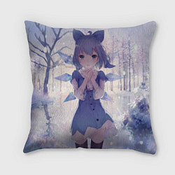 Подушка квадратная Touhou Project Cirno Тируно, цвет: 3D-принт