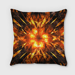 Подушка квадратная Fire abstract, цвет: 3D-принт