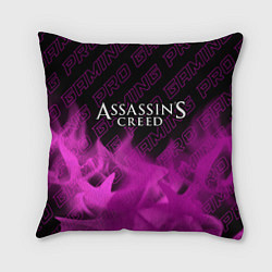 Подушка квадратная Assassins Creed pro gaming: символ сверху, цвет: 3D-принт