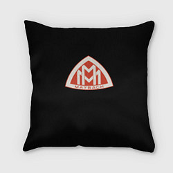 Подушка квадратная Maybach logo, цвет: 3D-принт