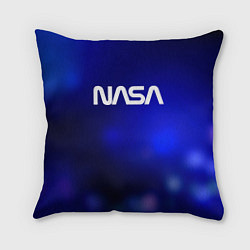 Подушка квадратная Nasa звёздное небо, цвет: 3D-принт