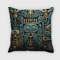 Подушка квадратная Рисунок в египетском стиле, цвет: 3D-принт
