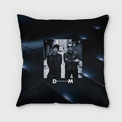 Подушка квадратная Depeche Mode - Мартин и Дэйв, цвет: 3D-принт