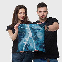 Подушка квадратная Холодная эстетика, цвет: 3D-принт — фото 2