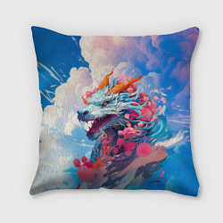 Подушка квадратная Небесный дракон, цвет: 3D-принт