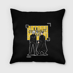 Подушка квадратная Сильнейший дуэт - Магическая битва, цвет: 3D-принт