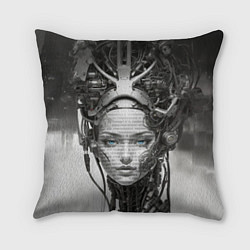 Подушка квадратная Кибернетический искусственный интеллект, цвет: 3D-принт