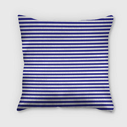Подушка квадратная Тельняшка моряка, цвет: 3D-принт