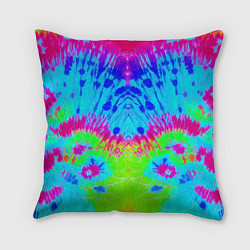 Подушка квадратная Tie-Dye abstraction, цвет: 3D-принт