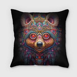 Подушка квадратная Фэнтази медведь, цвет: 3D-принт