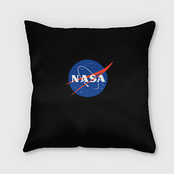 Подушка квадратная NASA logo space, цвет: 3D-принт