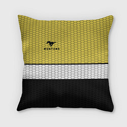 Подушка квадратная Мустанг дикий, цвет: 3D-принт