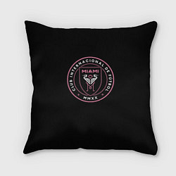 Подушка квадратная Inter miami fc club, цвет: 3D-принт