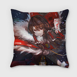 Подушка квадратная Touhou Project Рейму Winter, цвет: 3D-принт