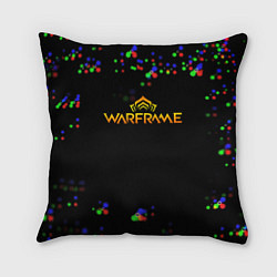 Подушка квадратная Warframe текстура блеск, цвет: 3D-принт