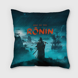 Подушка квадратная Ронин rise of the ronin, цвет: 3D-принт