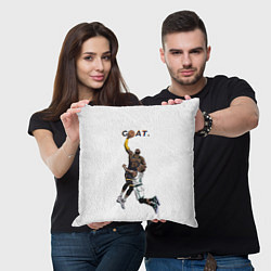 Подушка квадратная Goat 23 - LeBron James, цвет: 3D-принт — фото 2