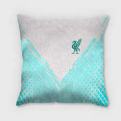 Подушка квадратная Liverpool logo texture fc, цвет: 3D-принт