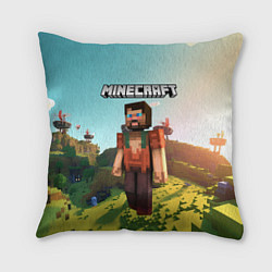 Подушка квадратная Minecraft персонаж, цвет: 3D-принт