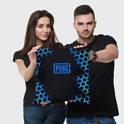Подушка квадратная Pubg текстура броня, цвет: 3D-принт — фото 2