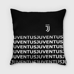 Подушка квадратная Juventus pattern fc club steel, цвет: 3D-принт